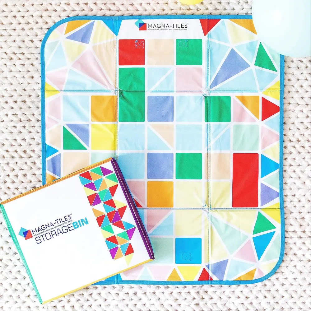 MAGNA-TILES - Storage bin & interactive play-mat