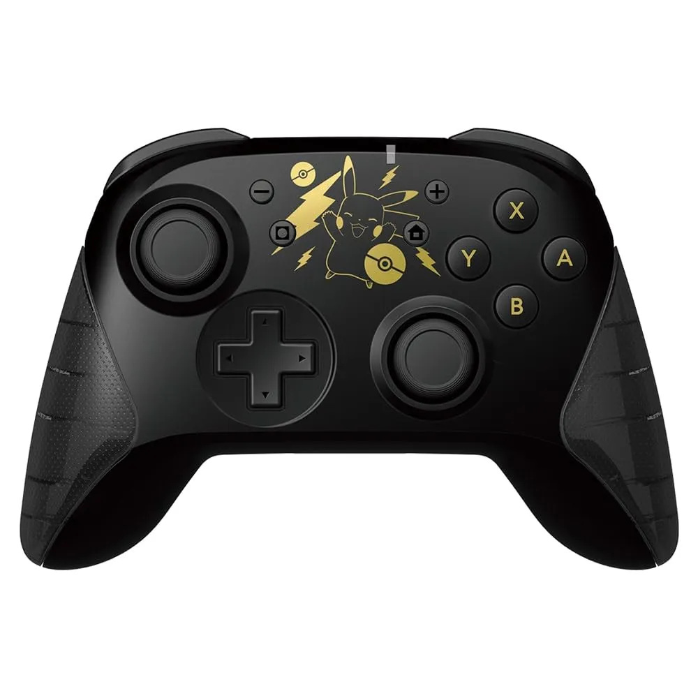 Mando Wireless Horipad Pokémon Black & Pikachu - Licenciado por Nintendo