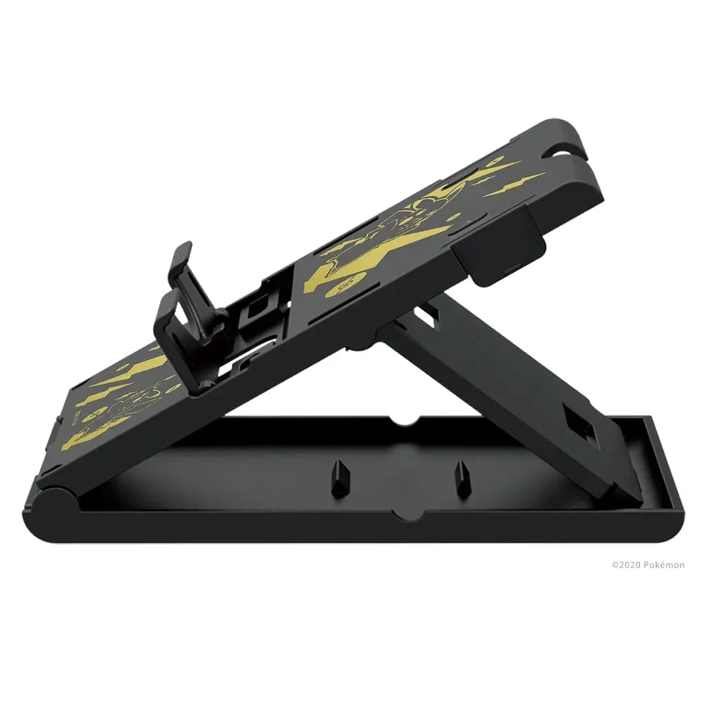 Soporte Compacto Pikachu Negro y Dorado Switch 1 - Licenciado por Nintendo