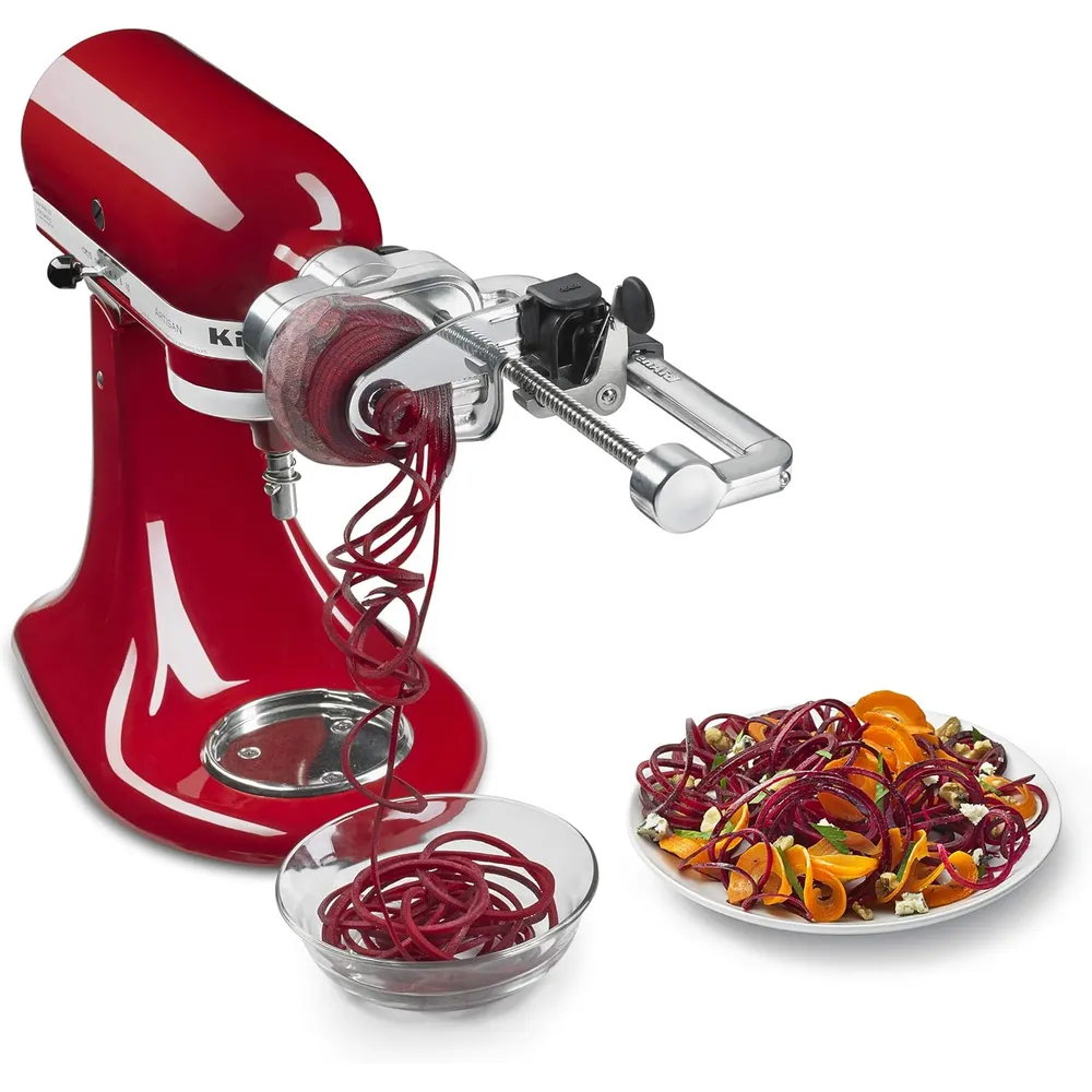 KITCHENAID KSM2APCQ, ESPIRALIZADOR 7 CUCHILLAS CON PELADOR Y REBANADOR