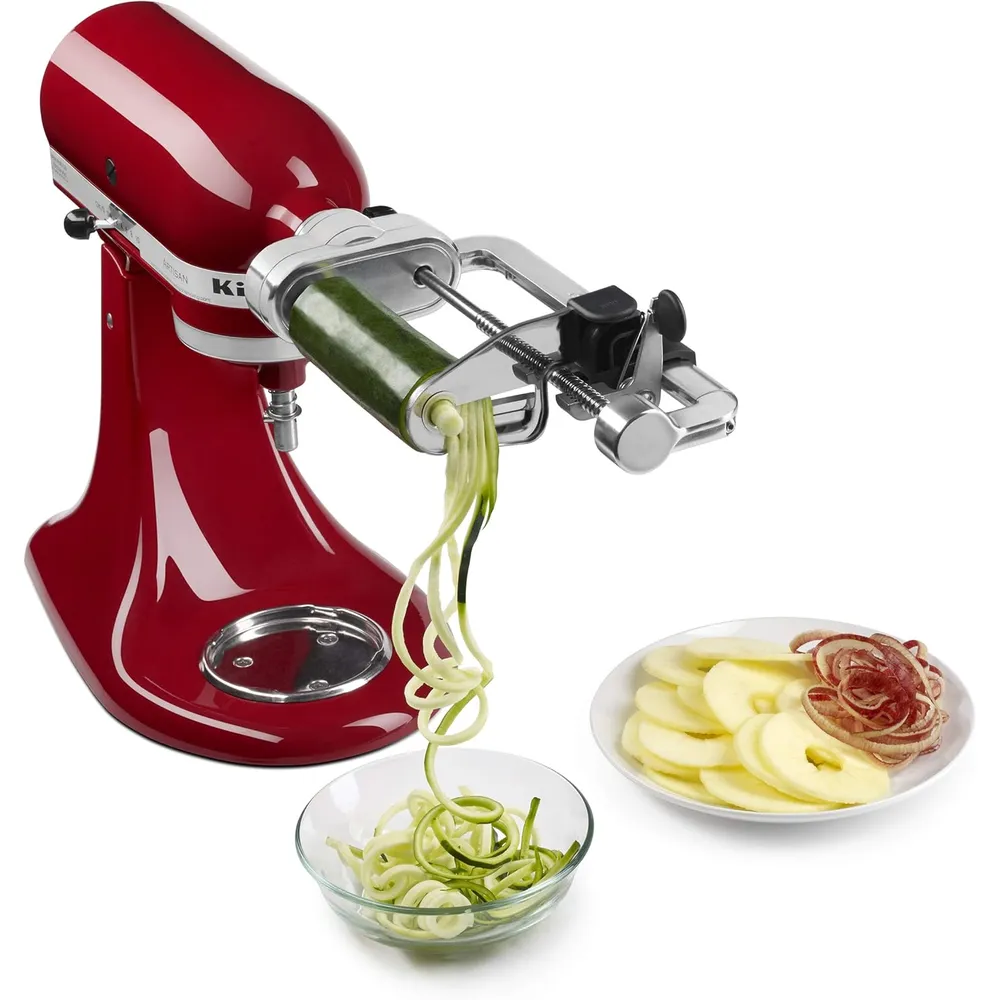 KITCHENAID KSM2APCQ, ESPIRALIZADOR 7 CUCHILLAS CON PELADOR Y REBANADOR