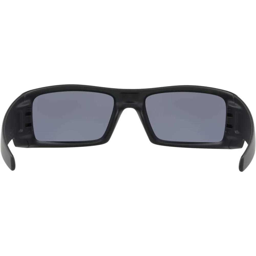 Oakley Gascan OO9014 Gafas de sol para hombre | Matte Black / Grey / Blue Line On Oakley Logo