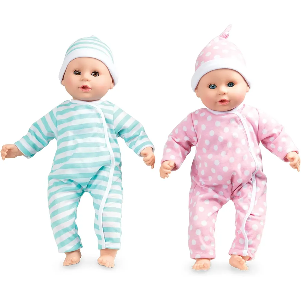 MELISSA & DOUG muñecas gemelas 15"/38 cm blandas