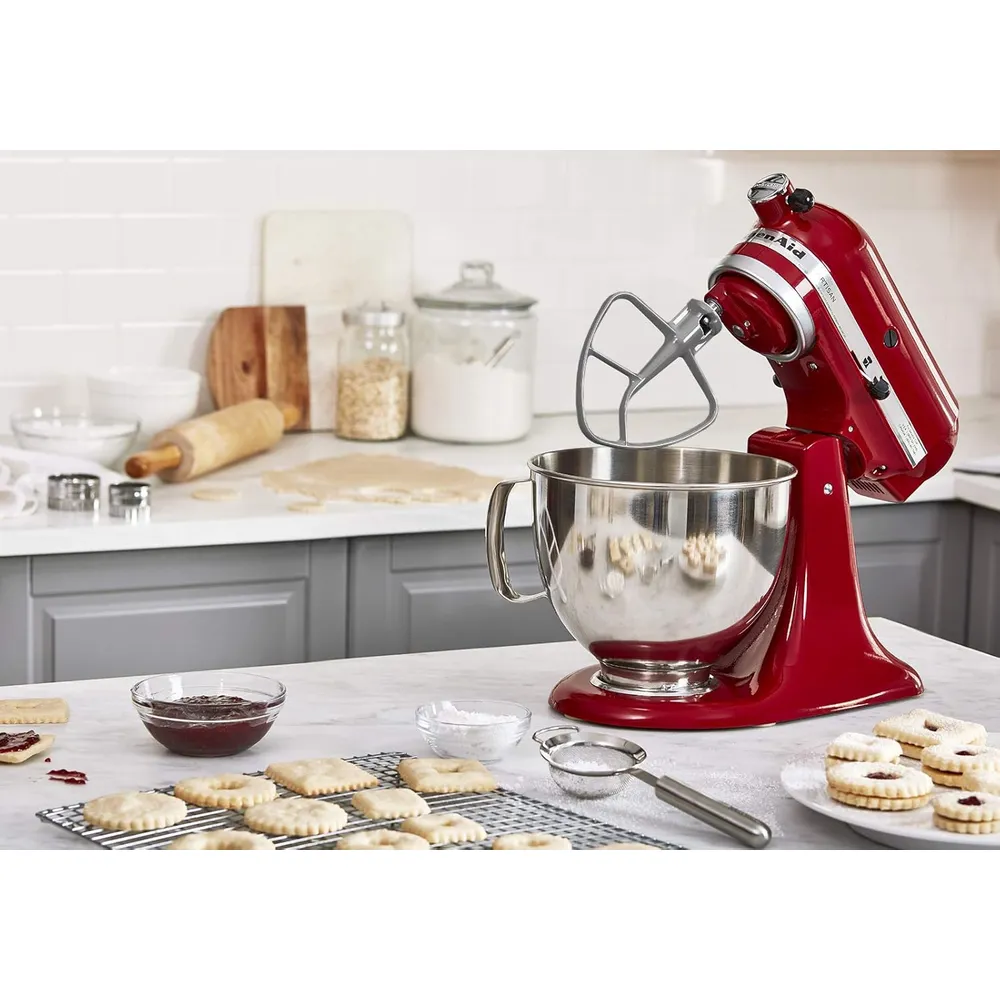 KITCHENAID, ACCESORIO BATIDOR PLANO 4.5–5 QT CABEZAL INCLINABLE | PLATEADO