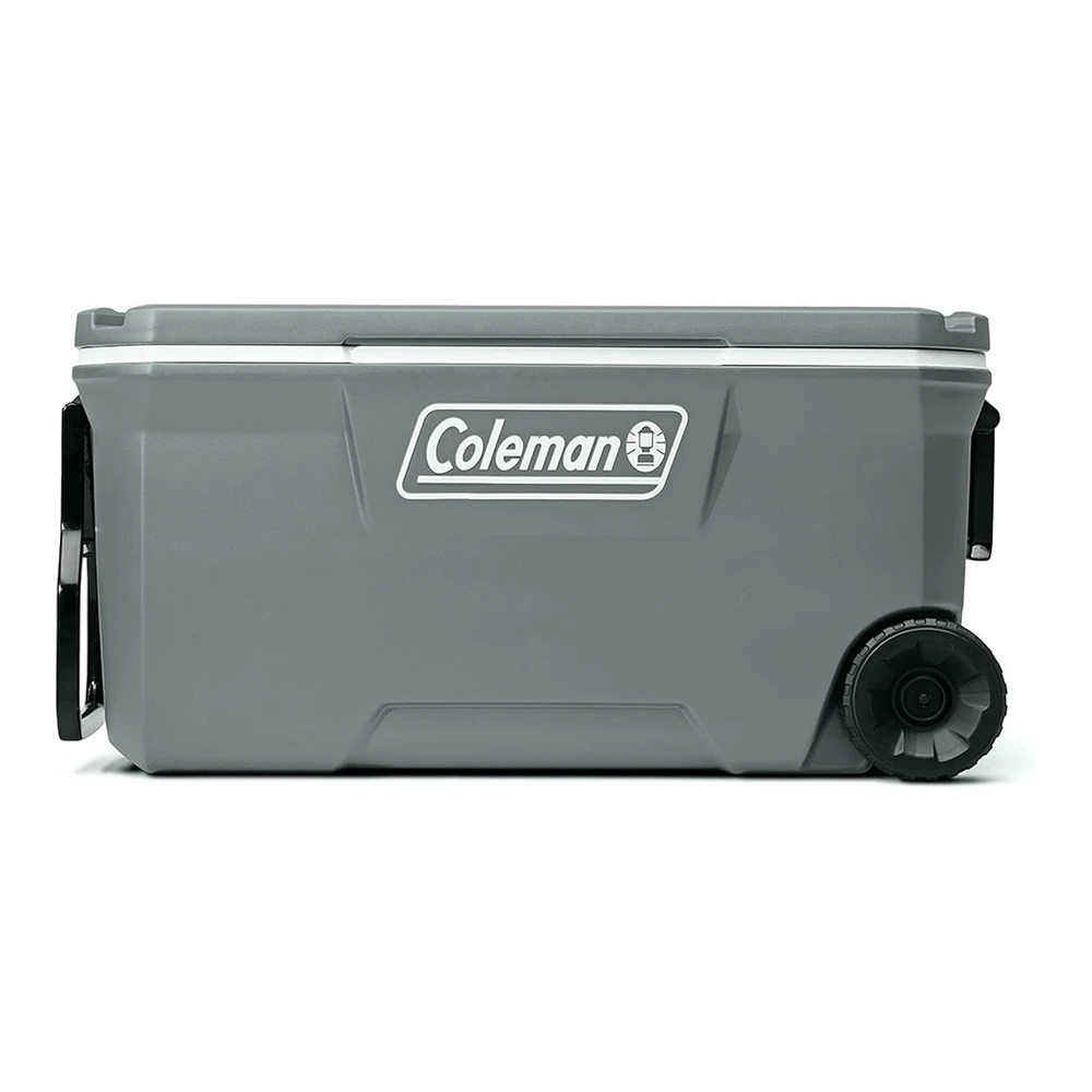 Coleman Enfriador Portátil Aislado Serie 316 con Ruedas Resistentes - a Prueba de Fugas con Capacidad de Más de 100 Latas - Mantiene El Hielo Hasta 5 Días - Ideal para Playa - Campamento - Portón Trasero - Deportes y Más