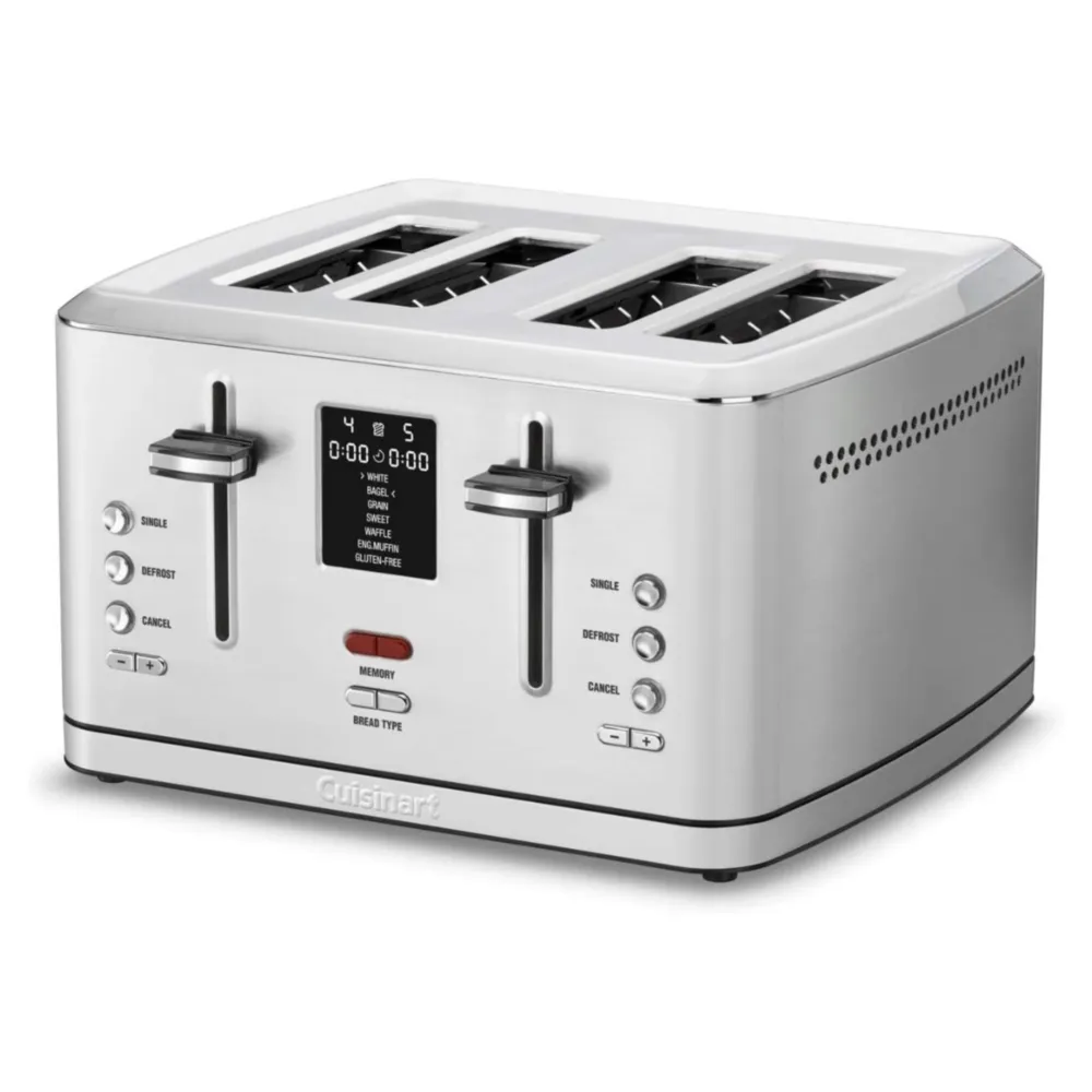 CUISINART CPT-740, TOSTADORA DIGITAL DE 4 REBANADAS EN ACERO INOXIDABLE