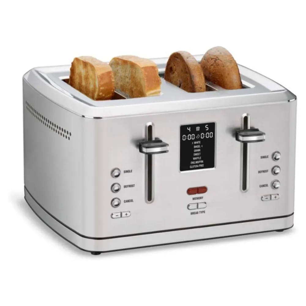 CUISINART CPT-740, TOSTADORA DIGITAL DE 4 REBANADAS EN ACERO INOXIDABLE
