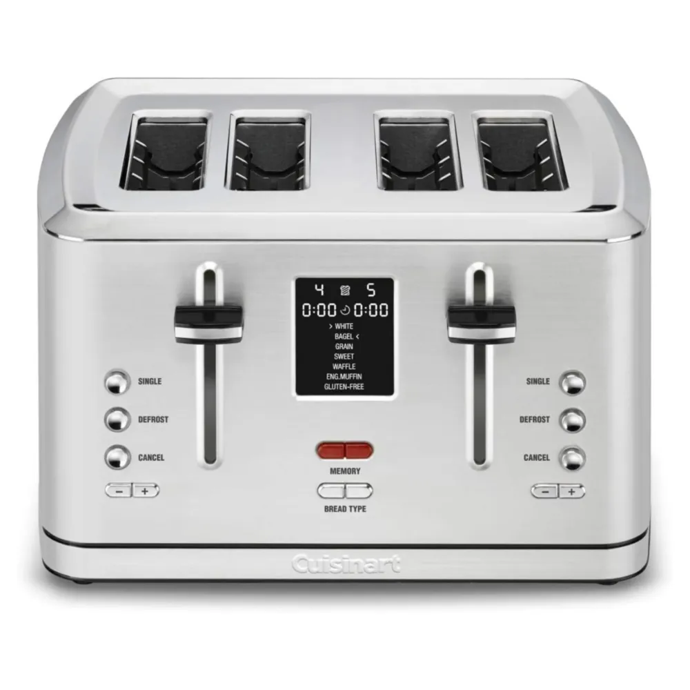 CUISINART CPT-740, TOSTADORA DIGITAL DE 4 REBANADAS EN ACERO INOXIDABLE