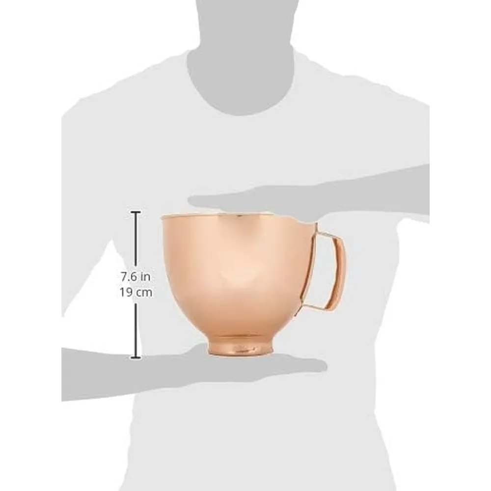 KITCHENAID, TAZÓN ACERO INOXIDABLE 5 QT CABEZAL INCLINABLE | COBRE RADIANTE