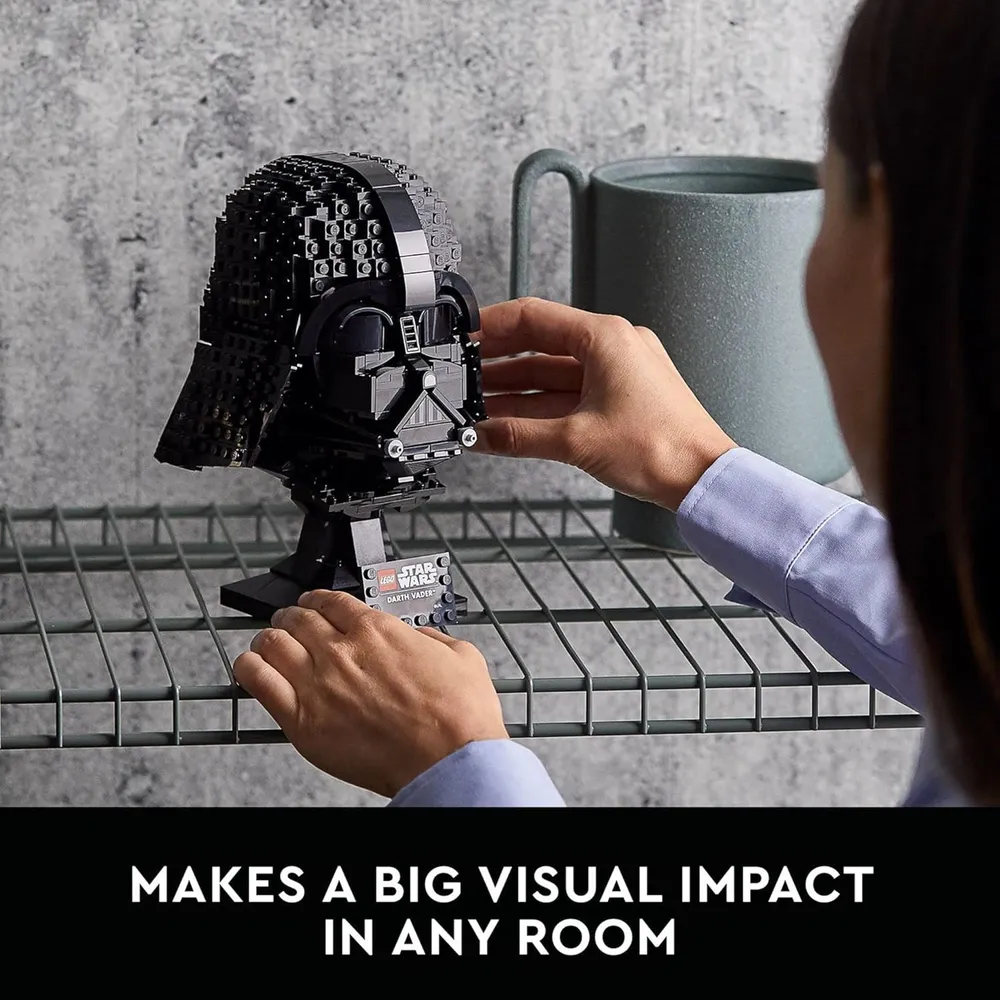 Lego Star Wars casco de Darth Vader modelo de exhibición coleccionable