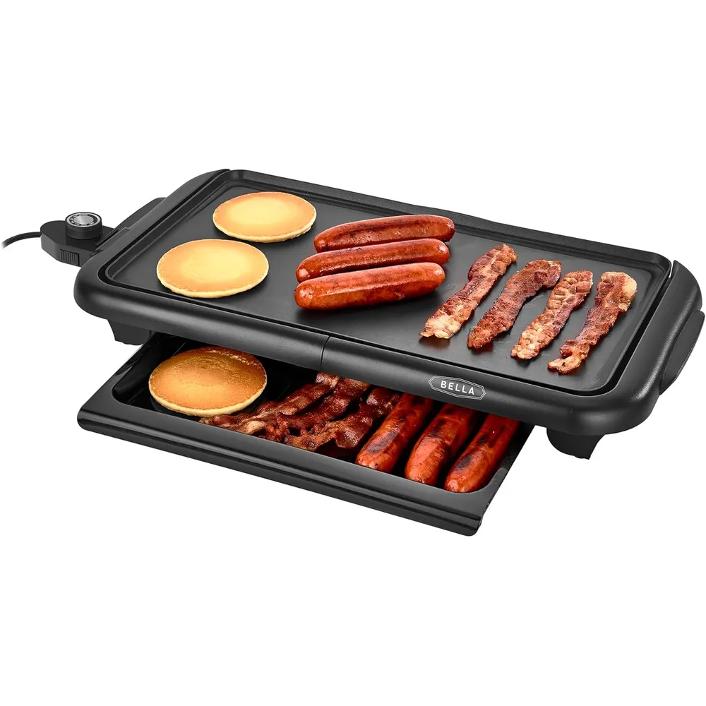 b08nht76f7_0_webp.webp PLANCHA ELÉCTRICA BELLA 25 × 45 CM CON BANDEJA CALENTADORA