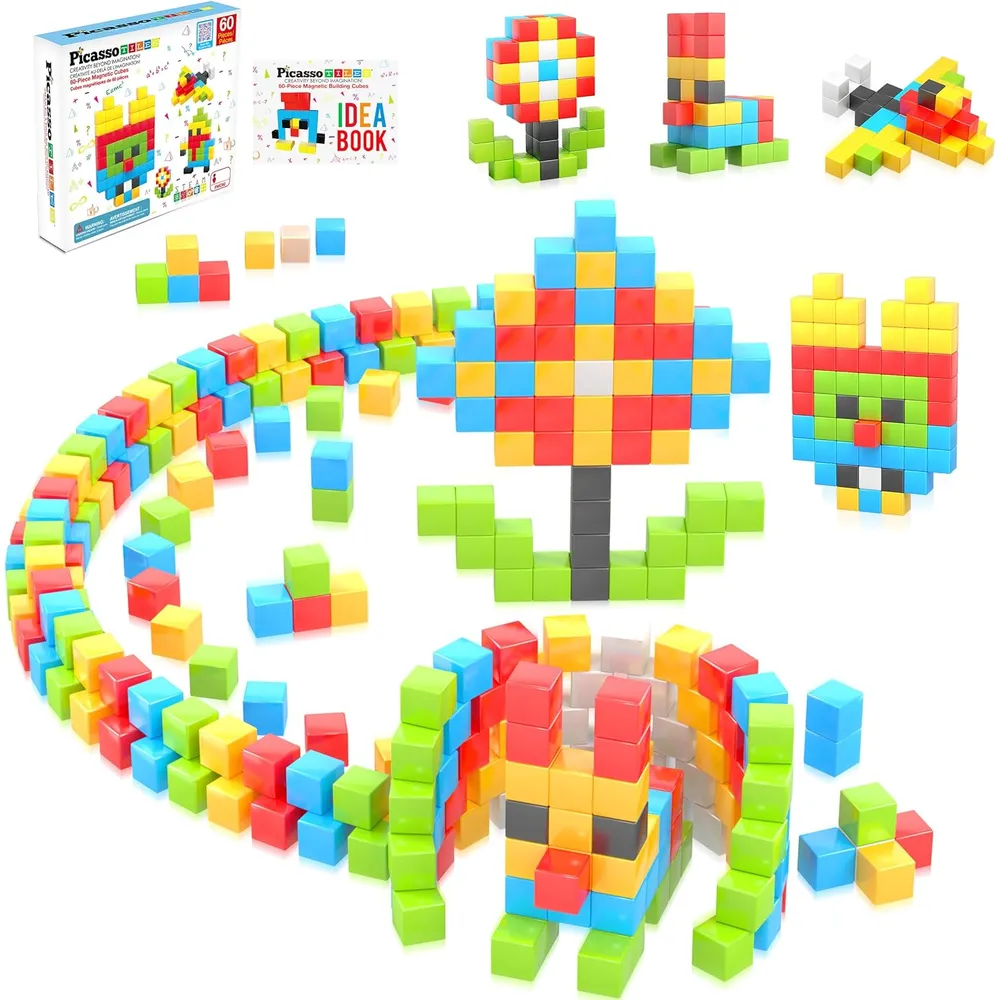 CUBOS MAGNÉTICOS 3D PMC60 PICASSOTILES