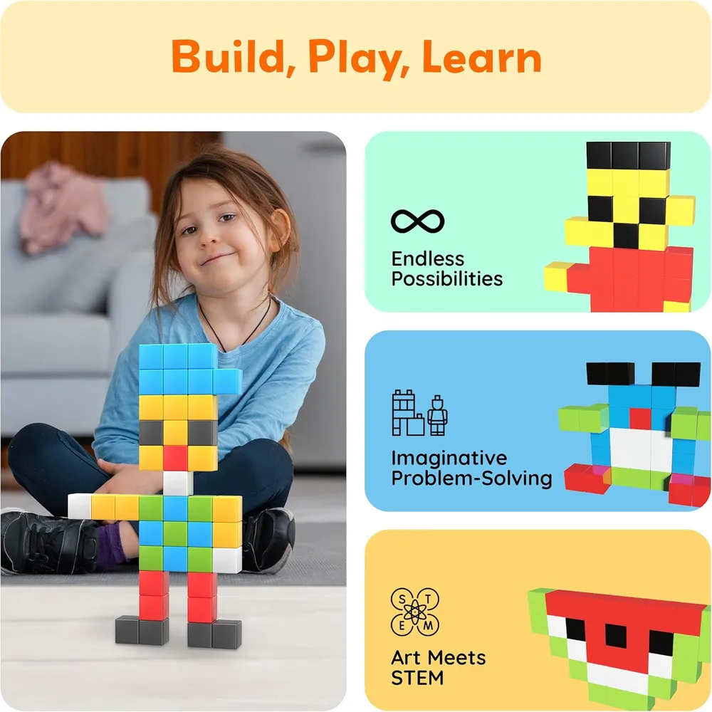 CUBOS MAGNÉTICOS 3D PMC60 PICASSOTILES