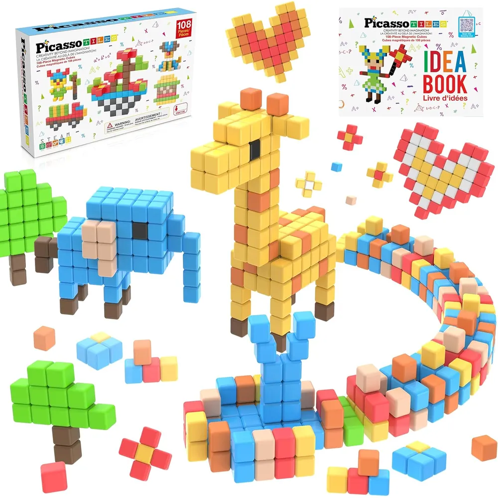 CUBOS MAGNÉTICOS ANIMALES PICASSOTILES