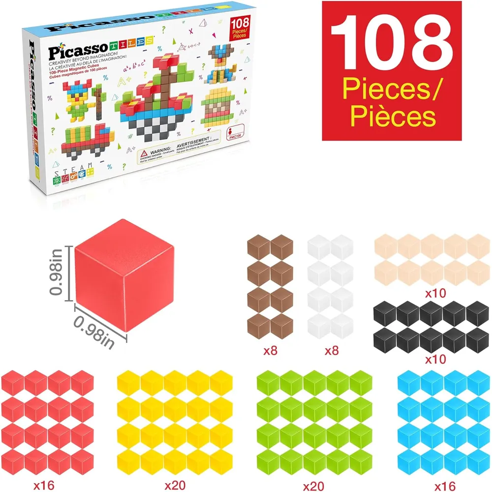 CUBOS MAGNÉTICOS ANIMALES PICASSOTILES