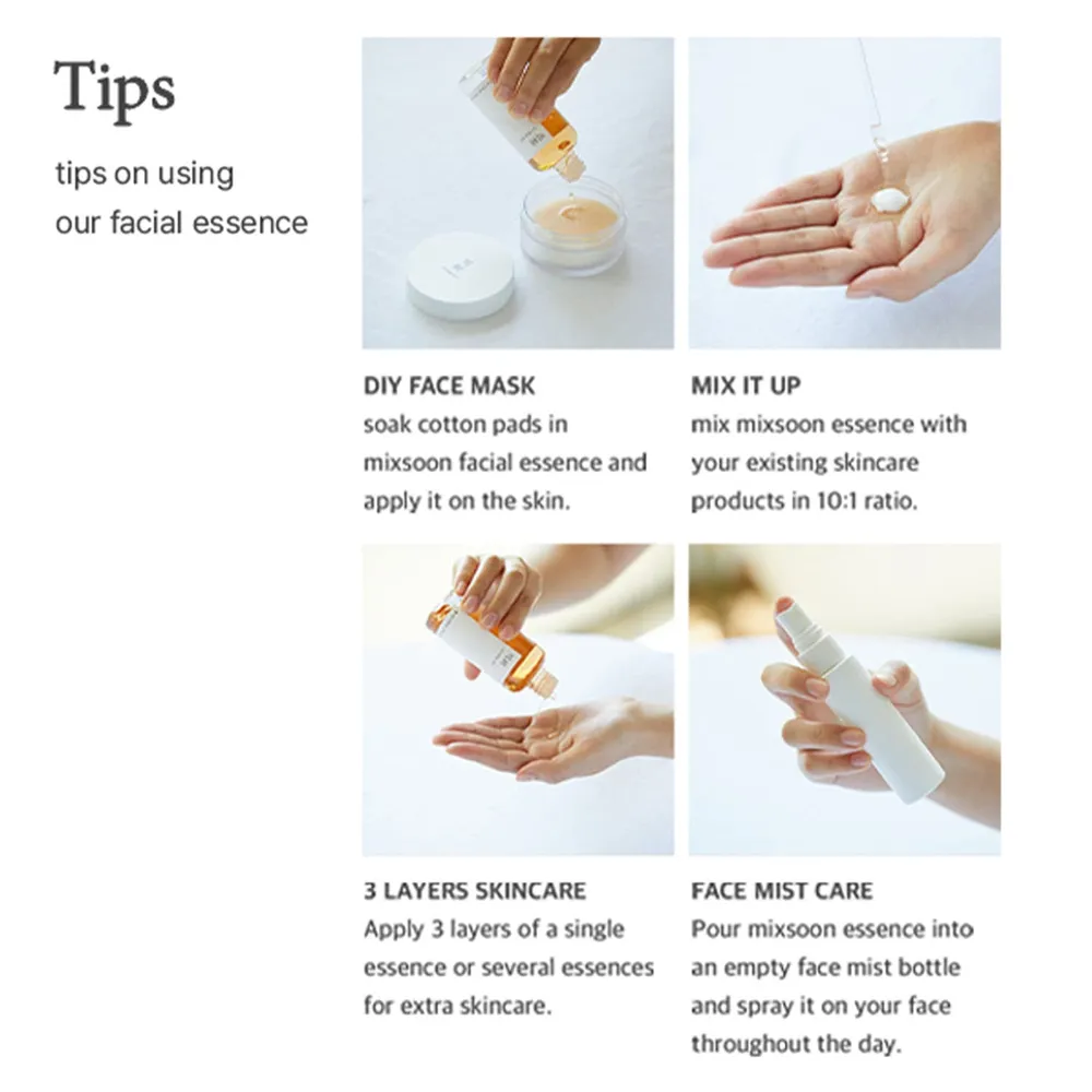 Mixsoon Esencia Seed Bean mungo 100 ml – Korea Skin Care