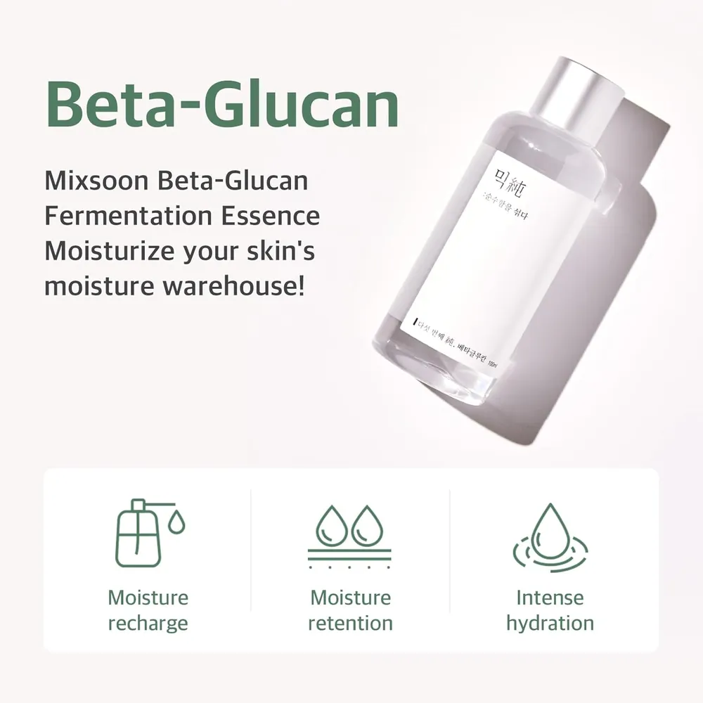 Mixsoon Esencia Beta Glucano 100 ml – Korea Skin Care