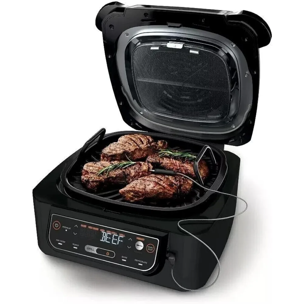 NINJA PARRILLA DE INTERIOR AG300 4 EN 1, 4 QT / 3.78 L | NEGRO