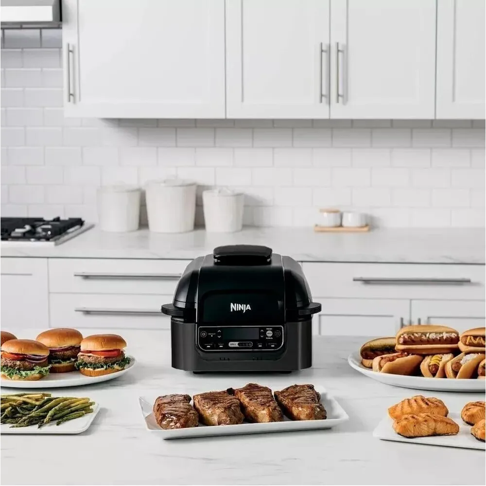 NINJA PARRILLA DE INTERIOR AG300 4 EN 1, 4 QT / 3.78 L | NEGRO
