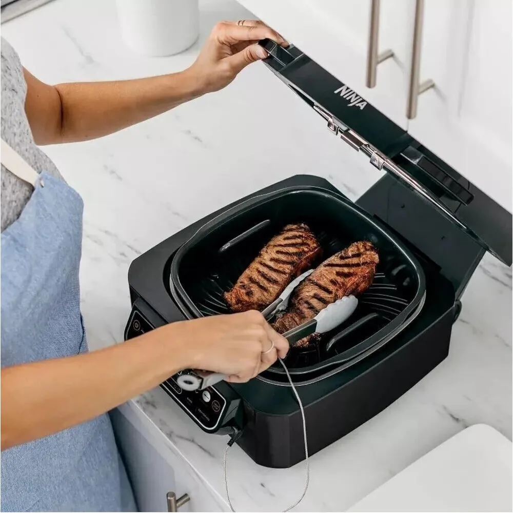 NINJA PARRILLA DE INTERIOR AG300 4 EN 1, 4 QT / 3.78 L | NEGRO
