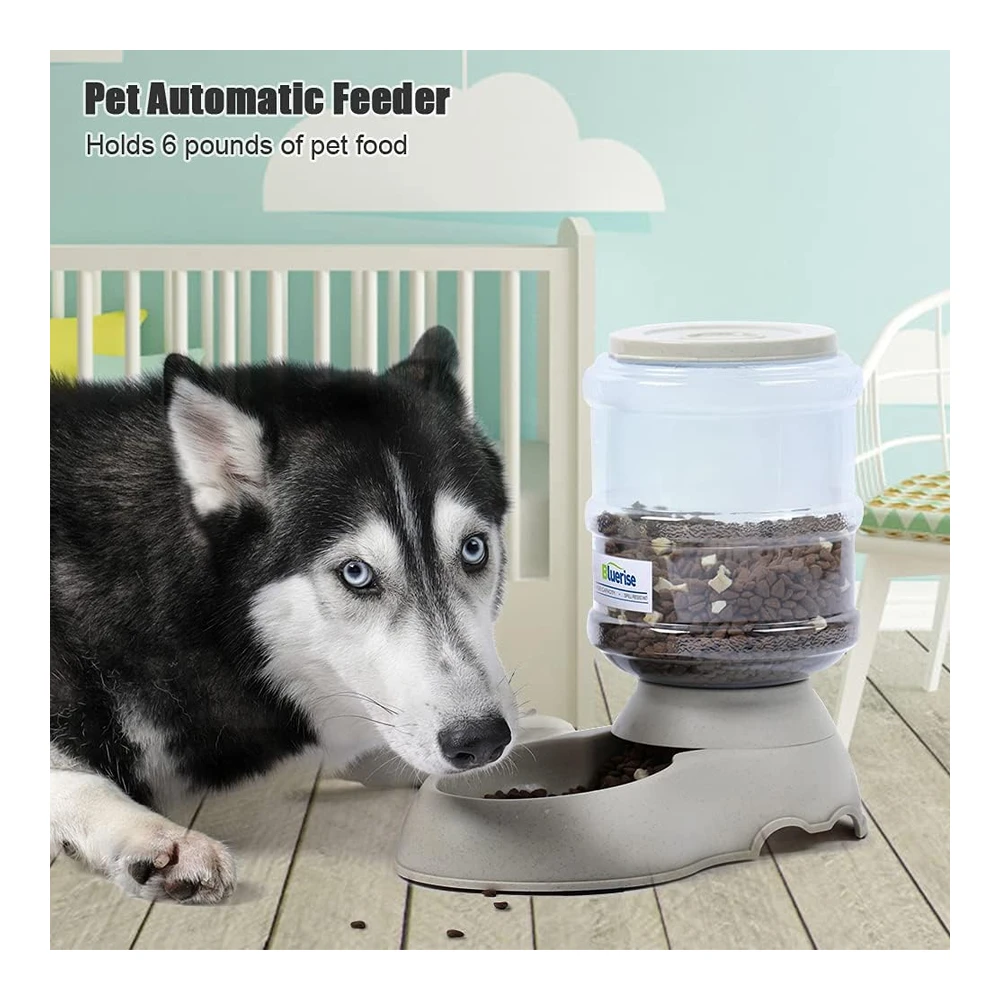 b08qrc6s4f_4.webp Bluerise Comedero para Mascotas y Dispensador Automático de Alimentos para Perros y Gatos - 100% Libre de Bpa - Repuesto Por Gravedad - Fácil de Limpiar - Autoalimentación para Mascotas Pequeñas y Grandes - Cachorro - Gatito - Conejo - Conejo