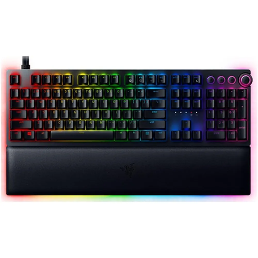 TECLADO ALÁMBRICO HUNTSMAN V2 ANALÓGICOS RAZER | CLASSIC BLACK