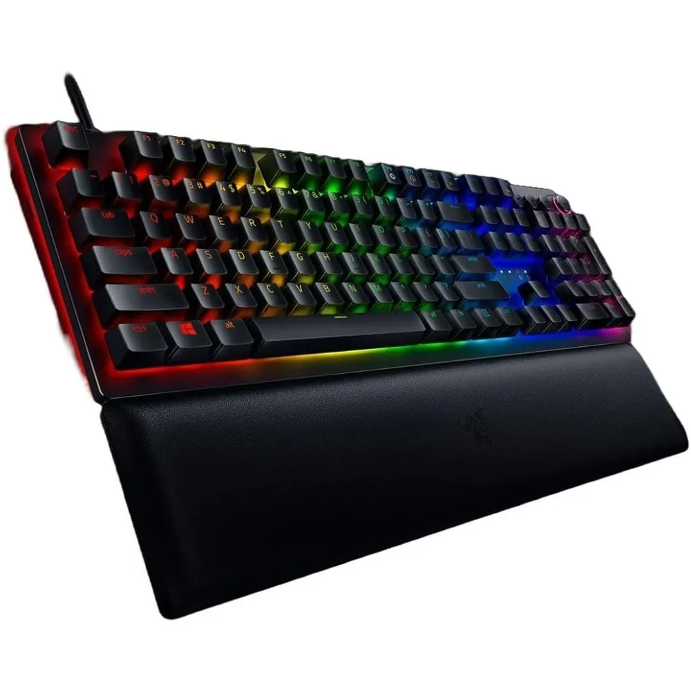 TECLADO ALÁMBRICO HUNTSMAN V2 ANALÓGICOS RAZER | CLASSIC BLACK