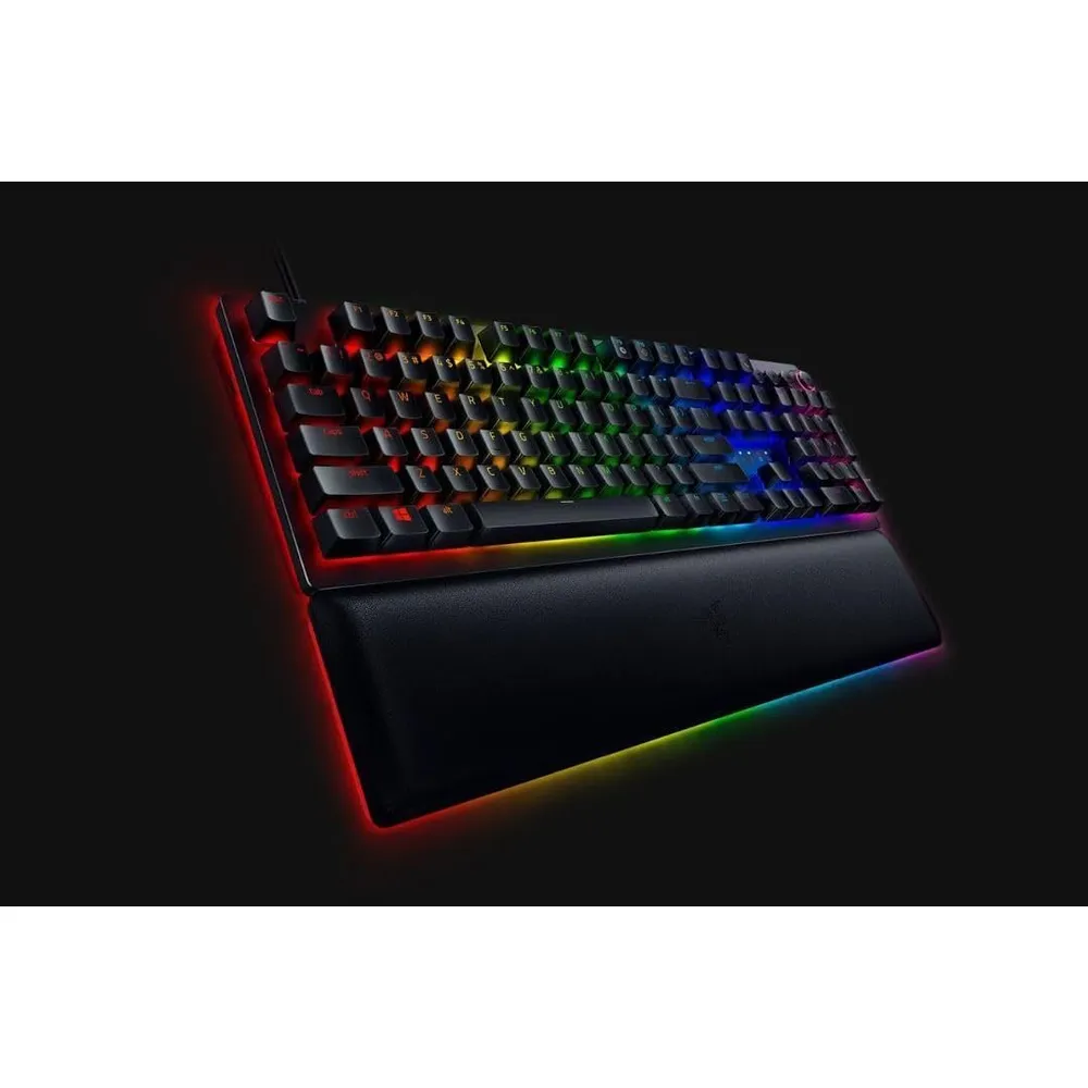 TECLADO ALÁMBRICO HUNTSMAN V2 ANALÓGICOS RAZER | CLASSIC BLACK