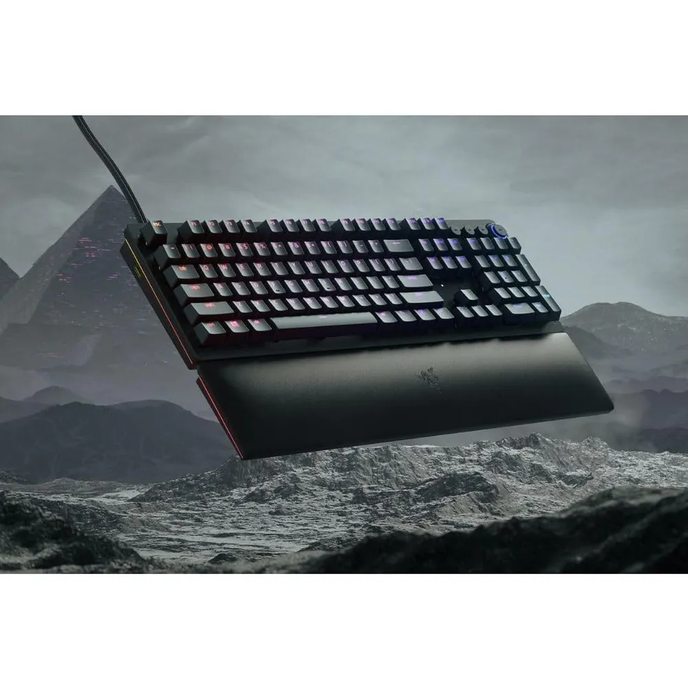 TECLADO ALÁMBRICO HUNTSMAN V2 ANALÓGICOS RAZER | CLASSIC BLACK