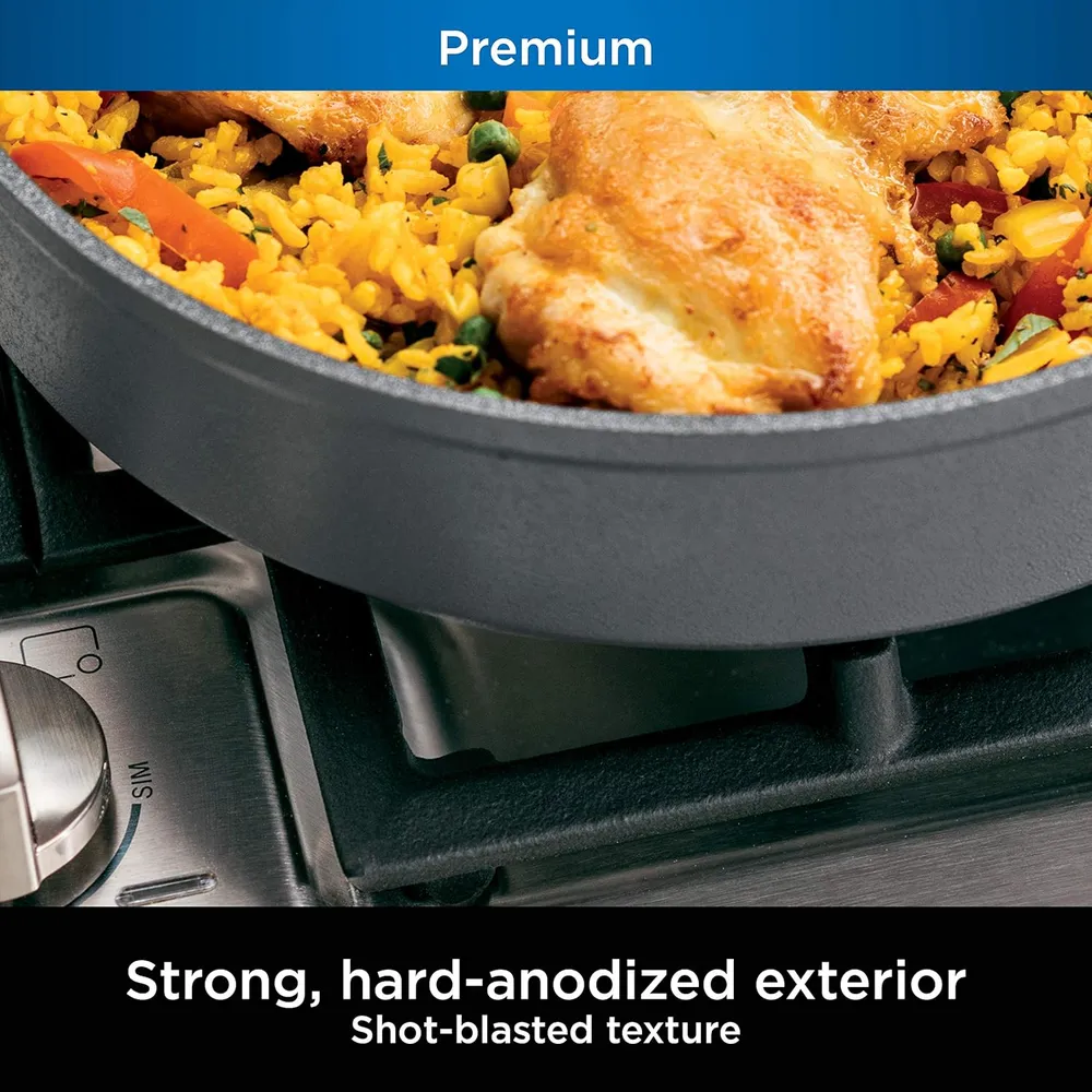 Ninja set cocina C33000 Foodi Neverstick Premium 3 piezas, antiadherente | Gris