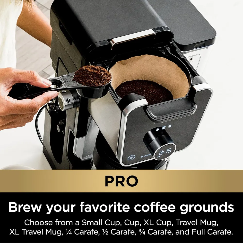 NINJA CAFETERA DUALBREW PRO 12 TAZAS / 1.8 L Y FILTRO