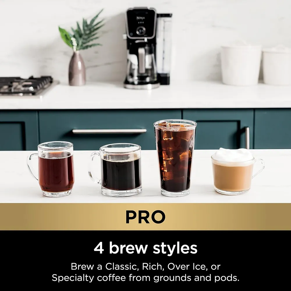 NINJA CAFETERA DUALBREW PRO 12 TAZAS / 1.8 L Y FILTRO
