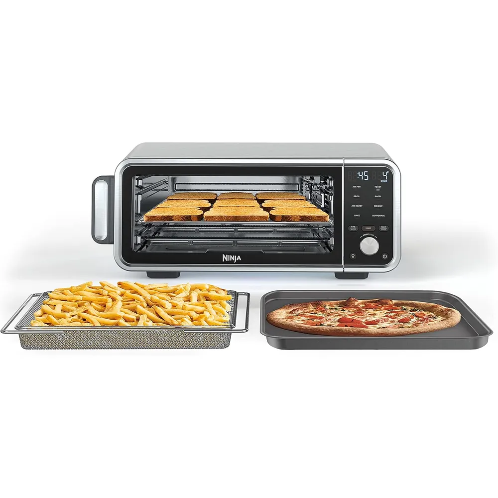 b08qzzy53m_0_webp.webp NINJA HORNO DE ENCIMERA AIR FRY PRO SP201 8 EN 1, 60.7 OZ / 1.8 L | PLATEADO
