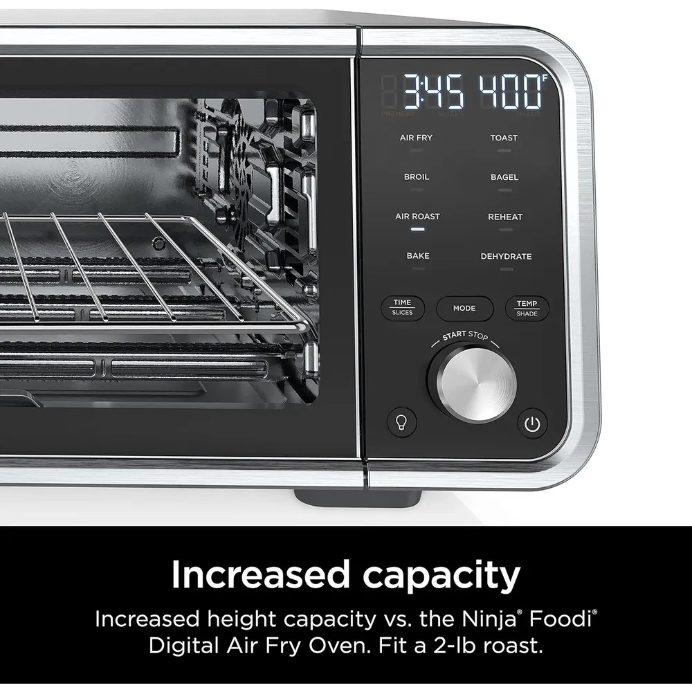 NINJA HORNO DE ENCIMERA AIR FRY PRO SP201 8 EN 1, 60.7 OZ / 1.8 L | PLATEADO
