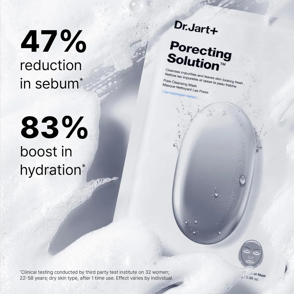 Dr. Jart+ Dermask Porecting Solution Mascarilla Facial de Carbón 15 und