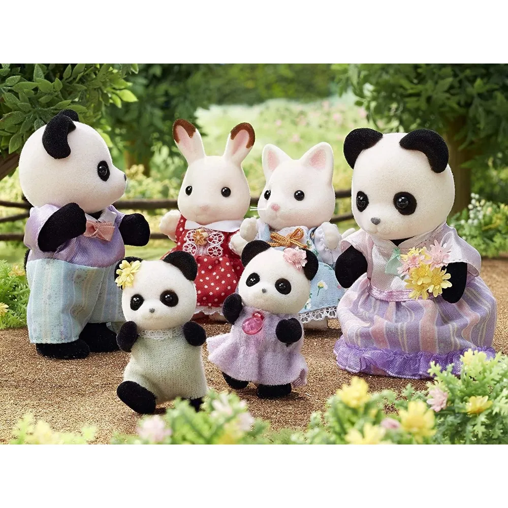 MUÑECA SYLVANIAN FAMILIES FAMILIA POOKIE PANDA