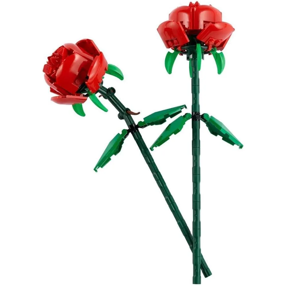 LEGO ICONS ROSA ICÓNICA SET DE CONSTRUCCIÓN DECORATIVA