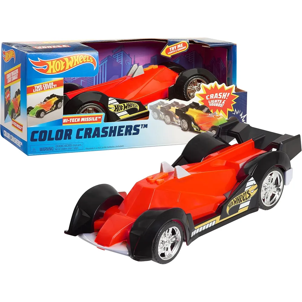HOT WHEELS AUTO COLOR CRASHERS | ROJO