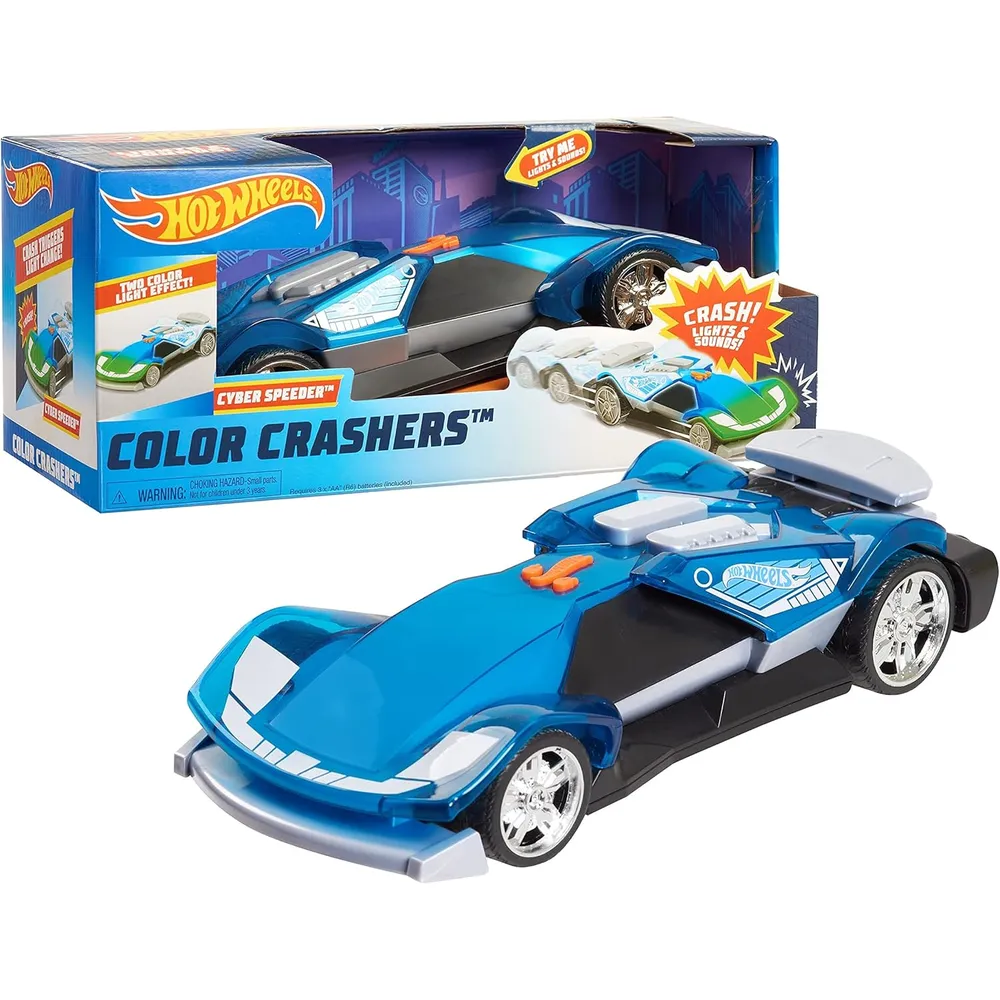 HOT WHEELS AUTO COLOR CRASHERS | AZUL