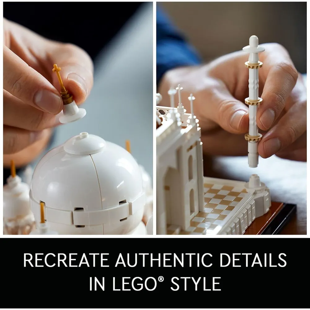 Lego Architecture Taj Mahal set decorativo de exhibición para adultos