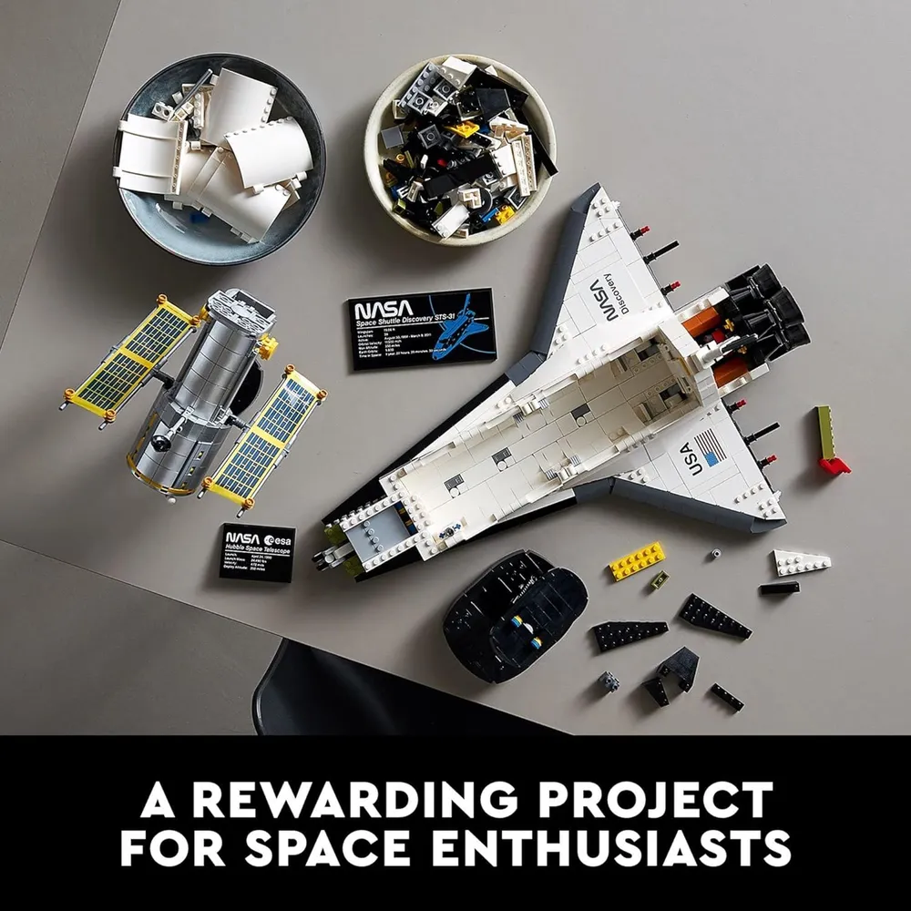Lego Icons transbordador espacial Discovery NASA set decorativo para adultos
