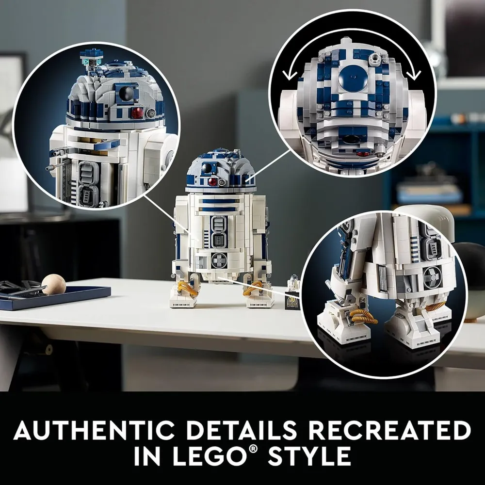 Lego Star Wars R2-D2 set de construcción coleccionable ideal para exhibir
