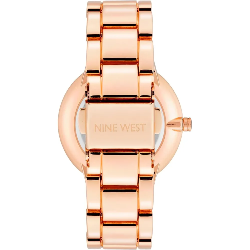 Nine West NW/2098CHGB reloj para dama | 36 mm - Rosado/Oro rosa