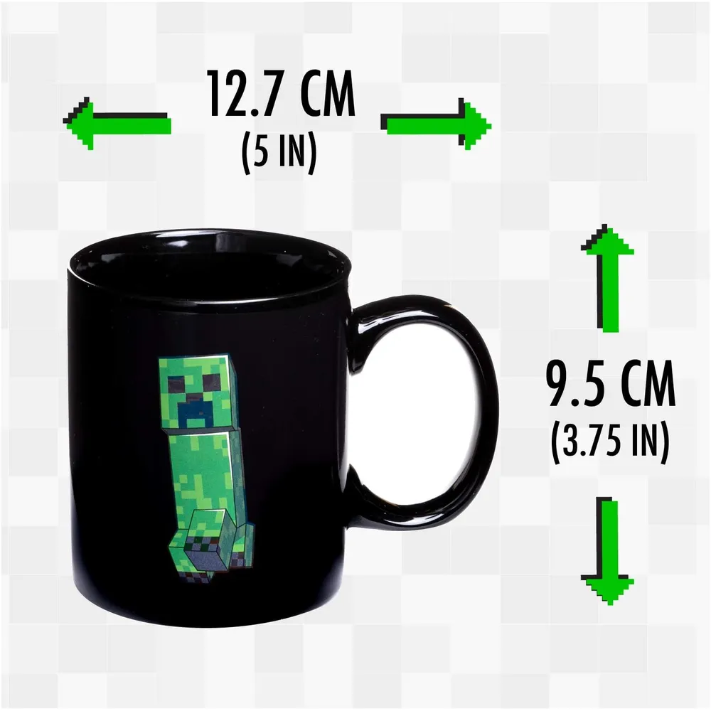 Paladone Minecraft Creeper, taza térmica cambia color oficial
