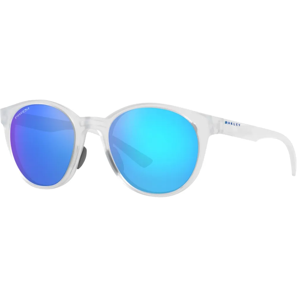 Oakley Feedback OO4079 Gafas de sol Aviator para mujer | Matte Clear / Prizm Sapphire