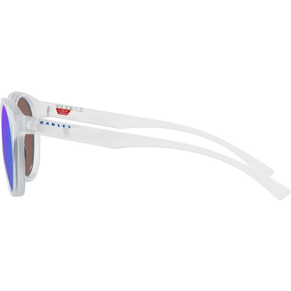 Oakley Feedback OO4079 Gafas de sol Aviator para mujer | Matte Clear / Prizm Sapphire
