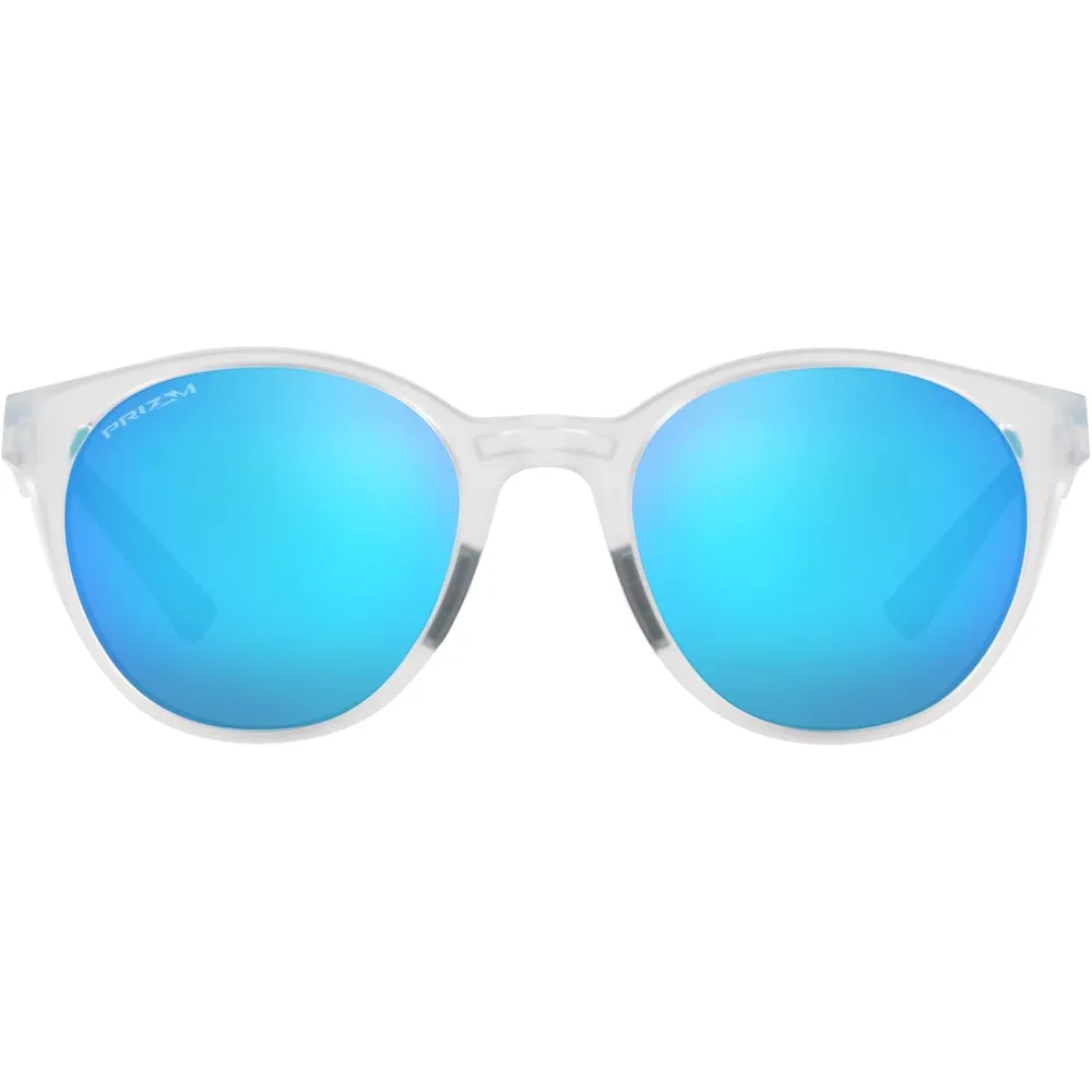 Oakley Feedback OO4079 Gafas de sol Aviator para mujer | Matte Clear / Prizm Sapphire