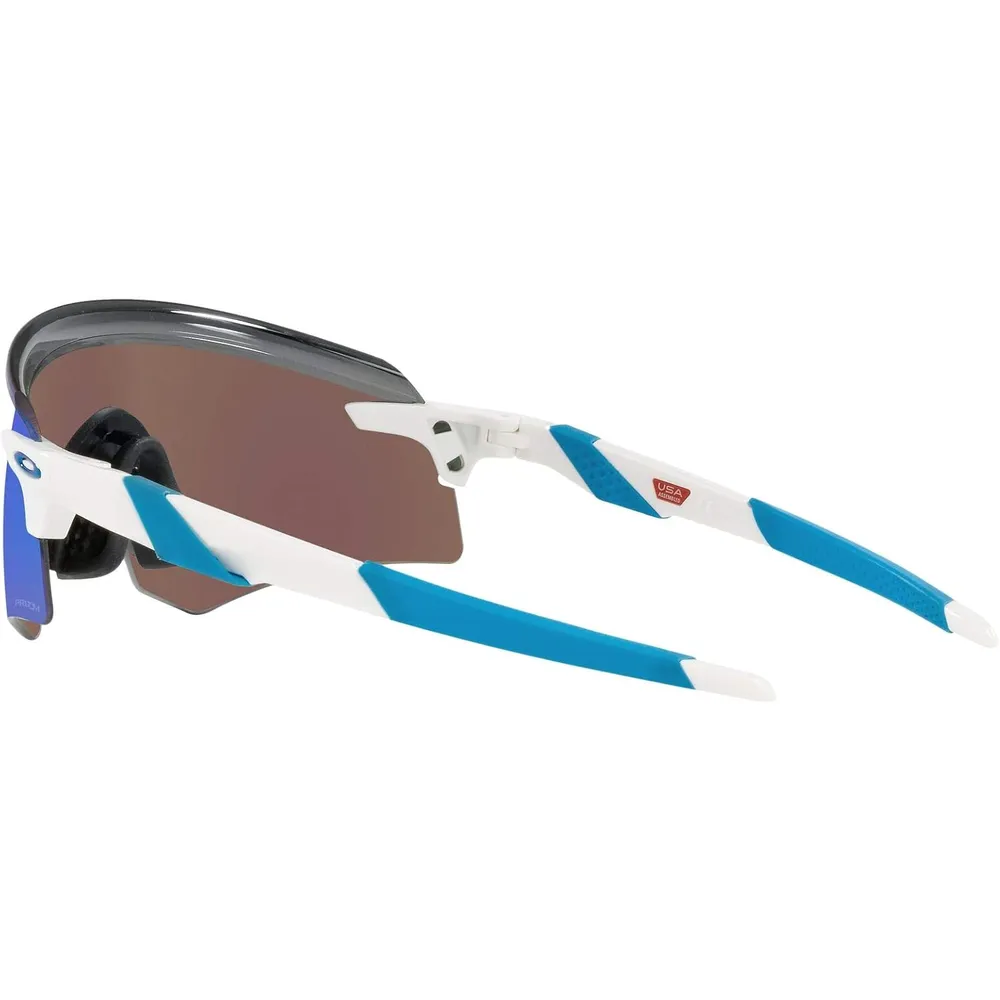 Oakley Encoder Gafas de sol para hombre | Polished White / Prizm Sapphire