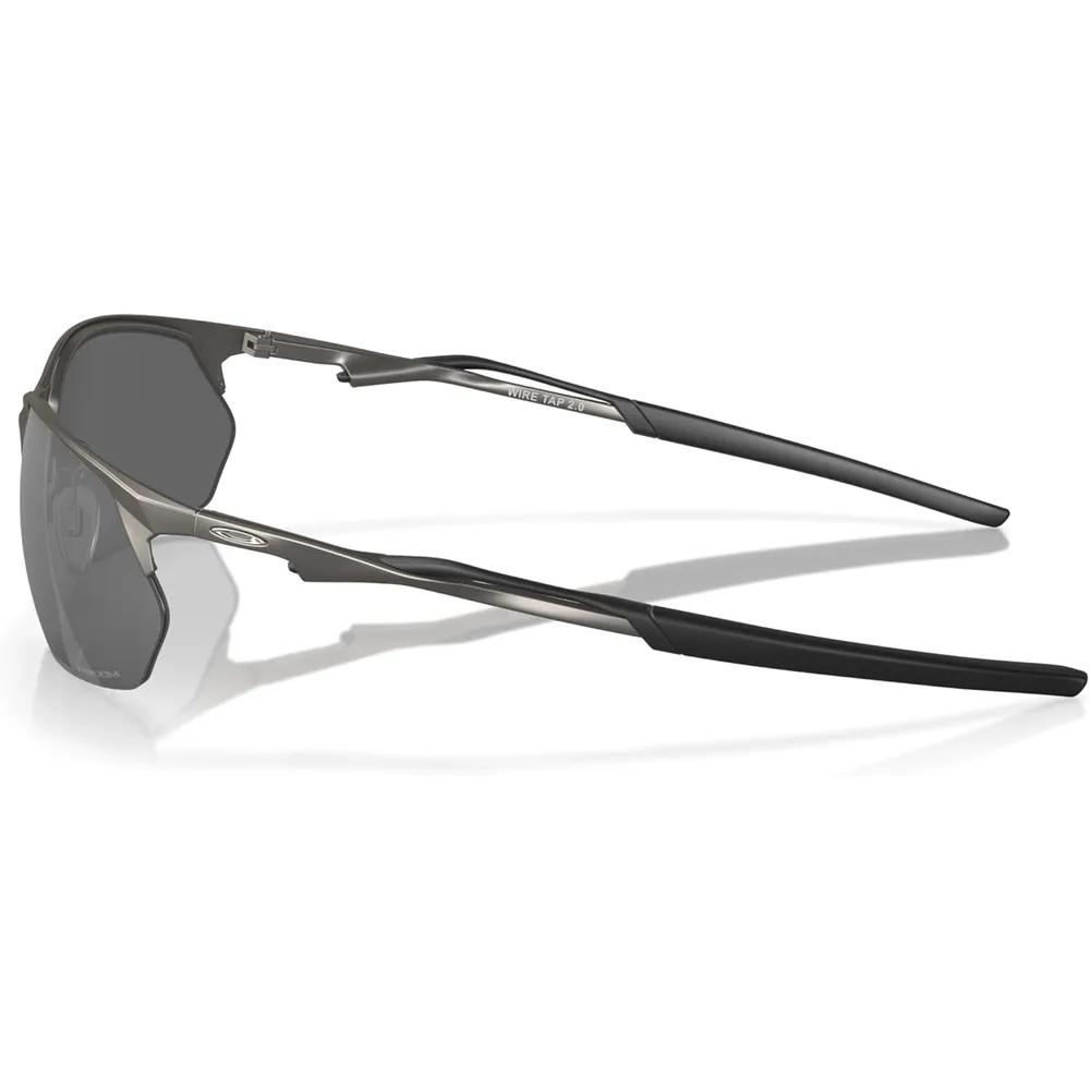 Oakley Wire Tap 2.0 OO4145 Gafas de sol para hombre | Matte Gunmetal / Prizm Black