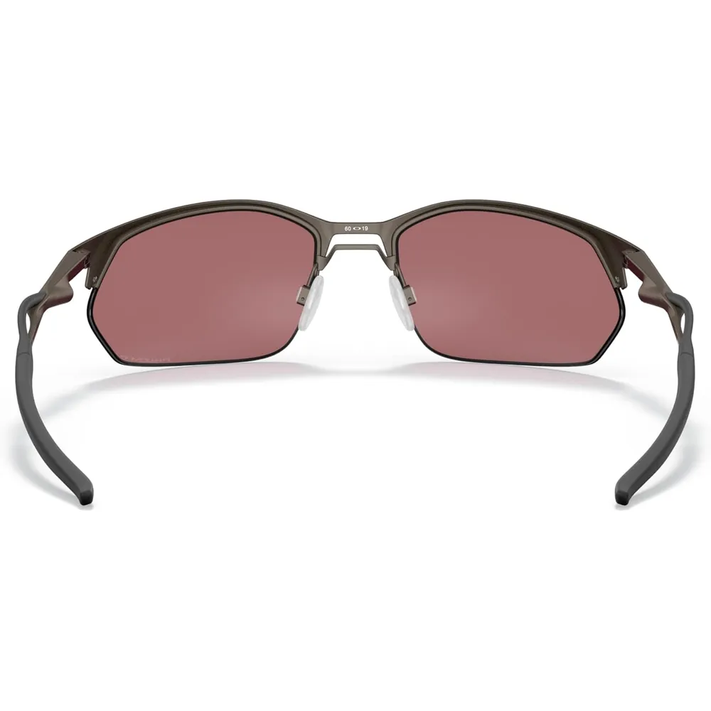 Oakley Wire Tap 2.0 OO4145 Gafas de sol para hombre | Satin Lead / Prizm Deep Water